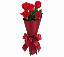 Букет 5 Красных роз Эдлесс Лав в Берёзовском Кемеровской области