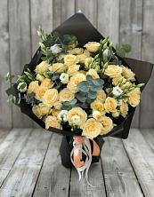 Букет цветов из:  Розы и Лизиантусы в Берёзовском Кемеровской области