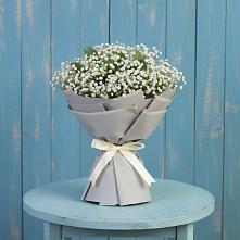 Букет цветов из:  Гипсофила в Берёзовском Кемеровской области