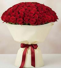 Букет 101 Красная роза Милано в Берёзовском Кемеровской области