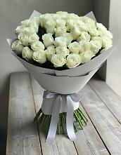 Букет 35 Белых роз в Берёзовском Кемеровской области