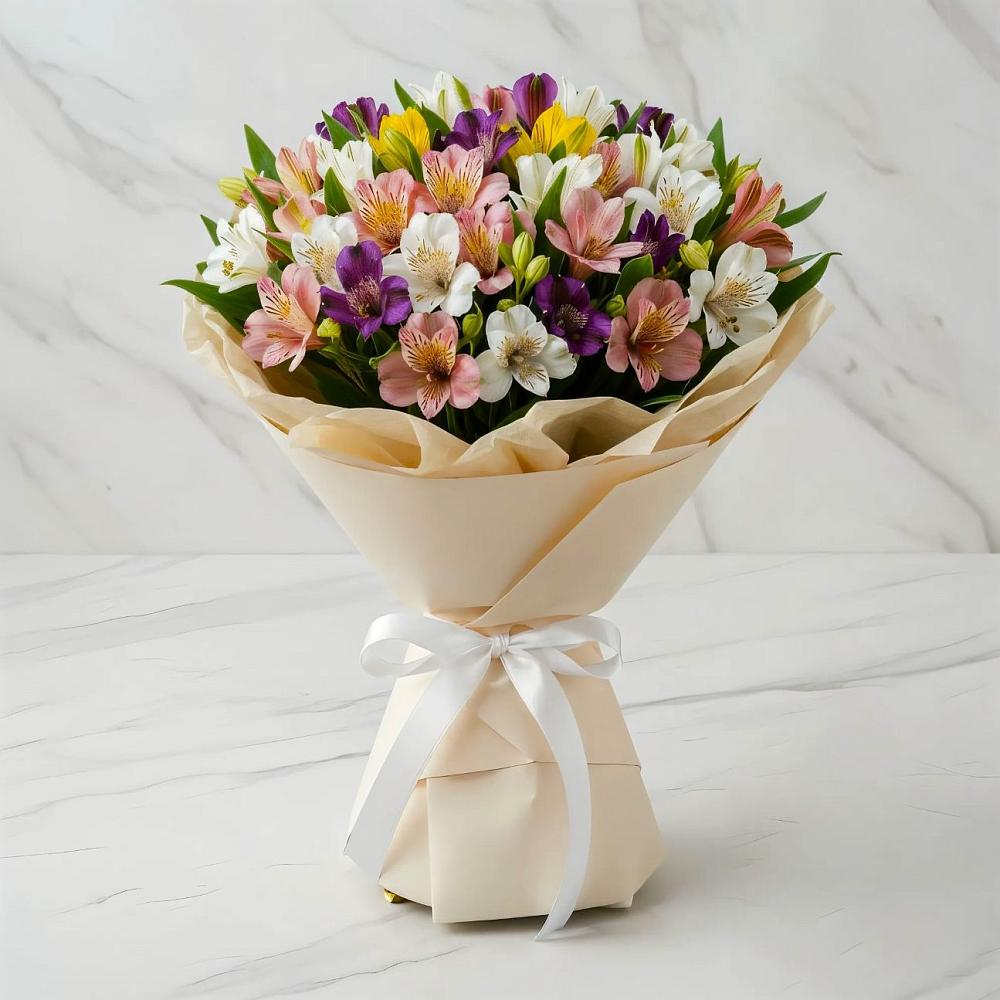 Букет цветов из: Альстромерии в Берёзовском Кемеровской области