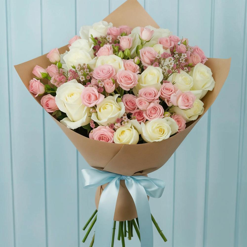 Букет цветов из: Розы в Берёзовском Кемеровской области