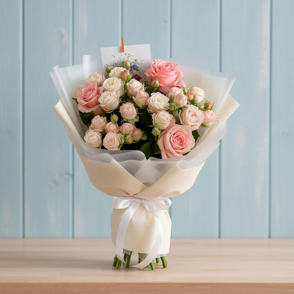 Букет цветов из: Розы в Берёзовском Кемеровской области