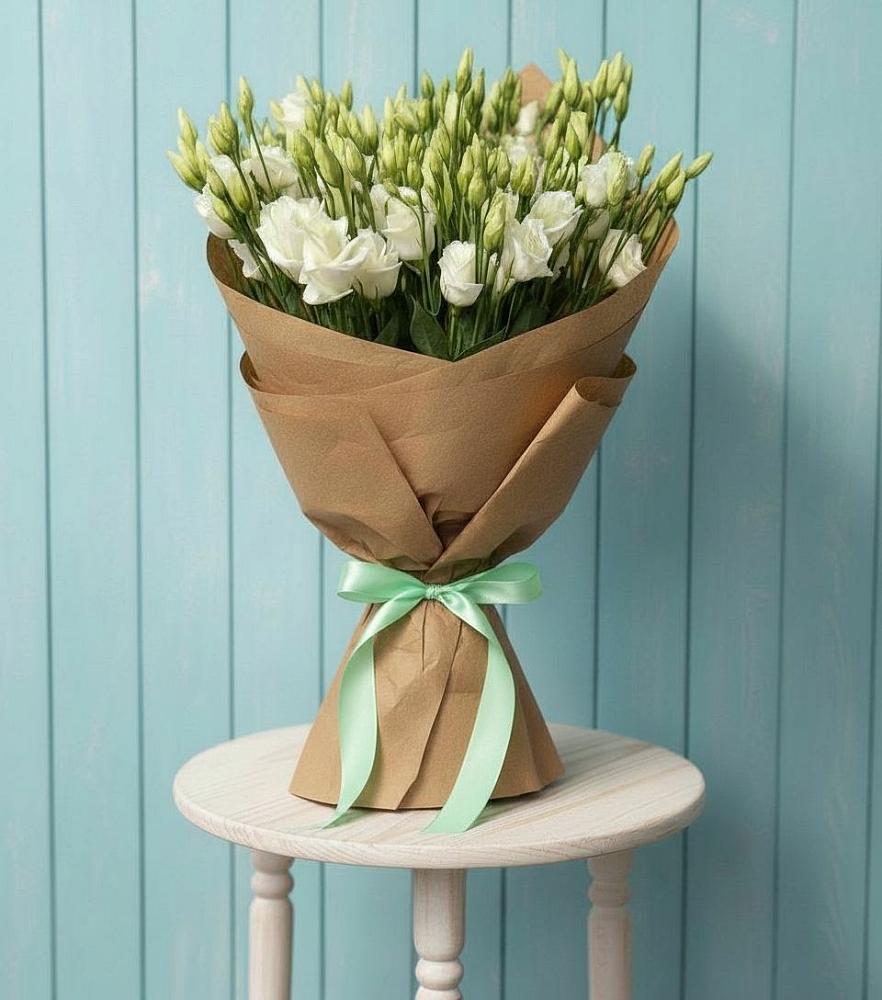 Букет цветов из: Лизиантусы в Берёзовском Кемеровской области