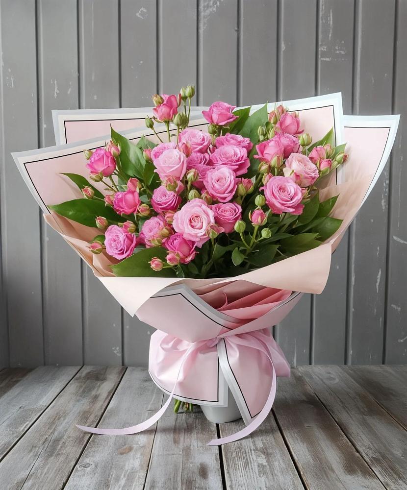 Букет Розовый кустик в Берёзовском Кемеровской области