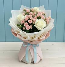 Букет цветов из:  Розы в Берёзовском Кемеровской области