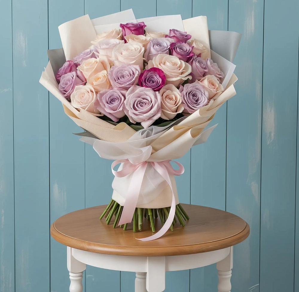 Букет цветов из: Розы в Берёзовском Кемеровской области