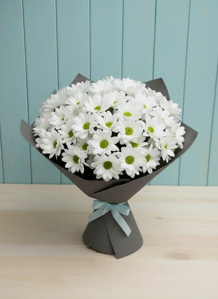 Букет цветов из: Хризантемы в Берёзовском Кемеровской области