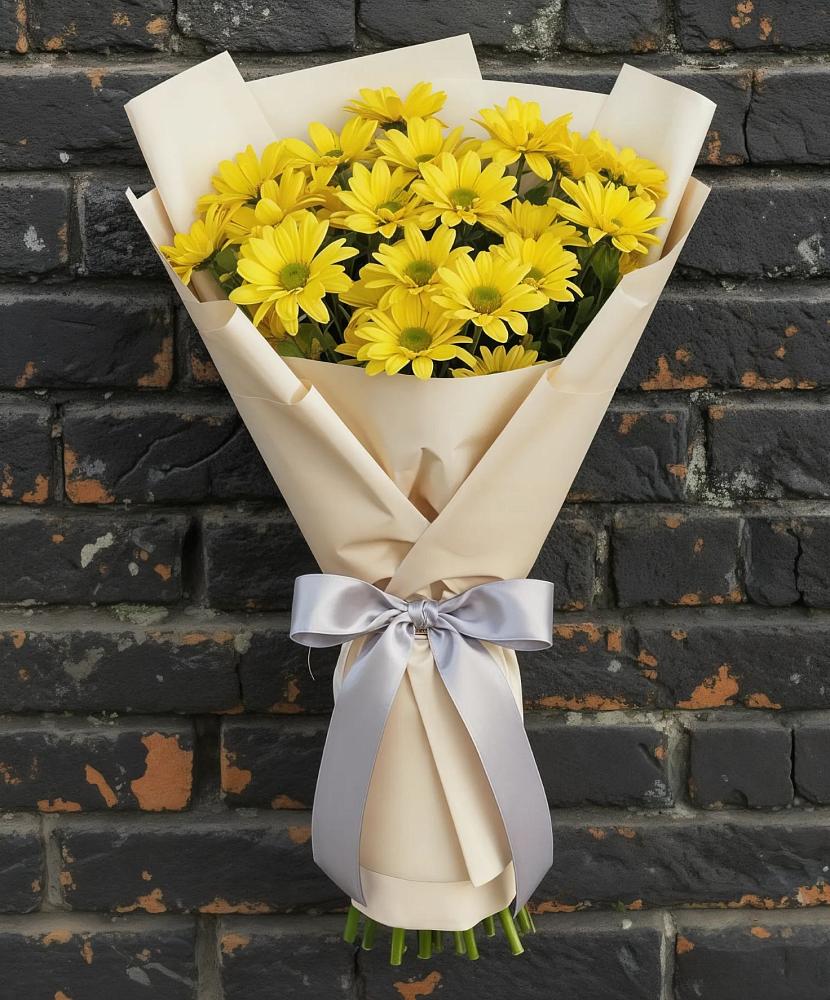 Букет цветов из: Хризантемы в Берёзовском Кемеровской области