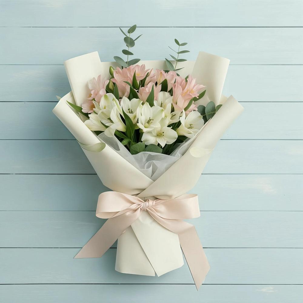 Букет цветов из: Альстромерии в Берёзовском Кемеровской области