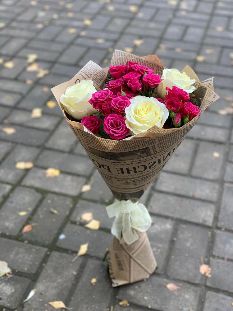 Букет цветов из: Розы в Берёзовском Кемеровской области