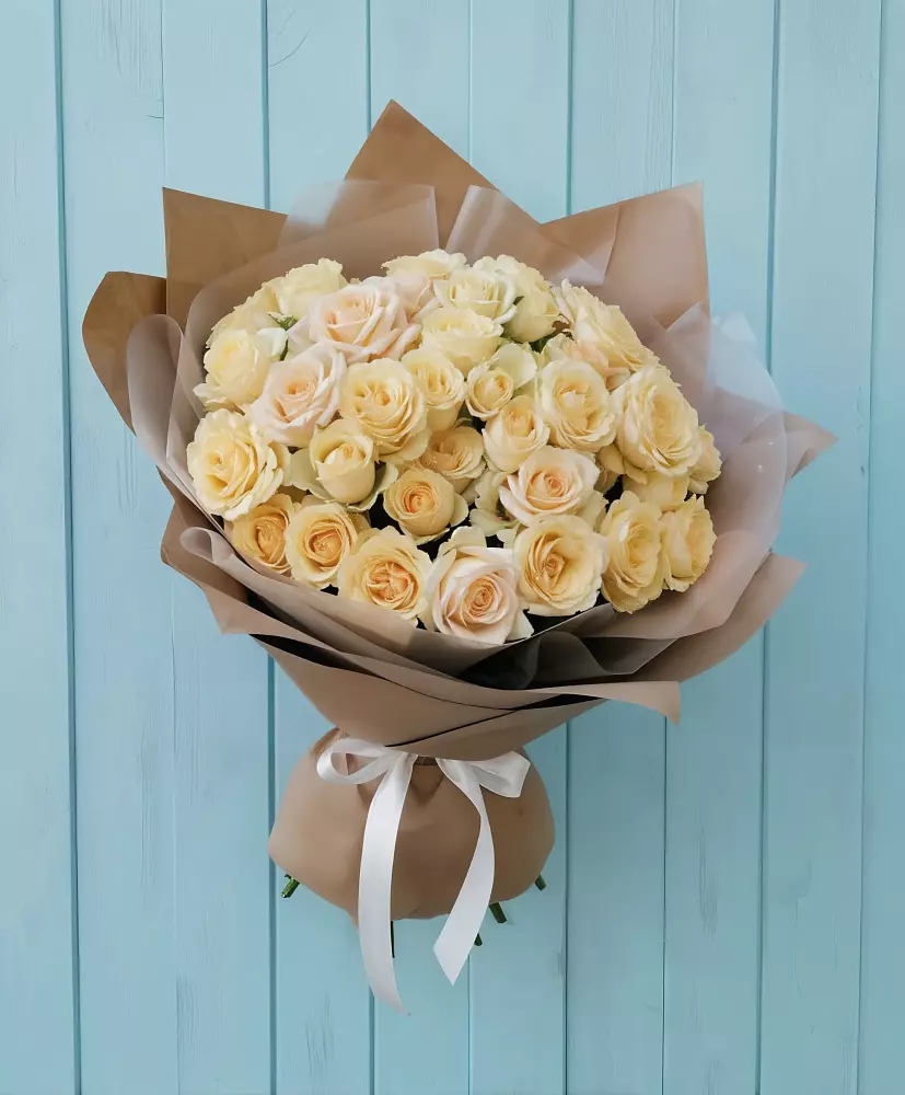 Букет Кремовое облако в Берёзовском Кемеровской области