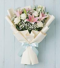 Букет цветов из:  Лилии в Берёзовском Кемеровской области