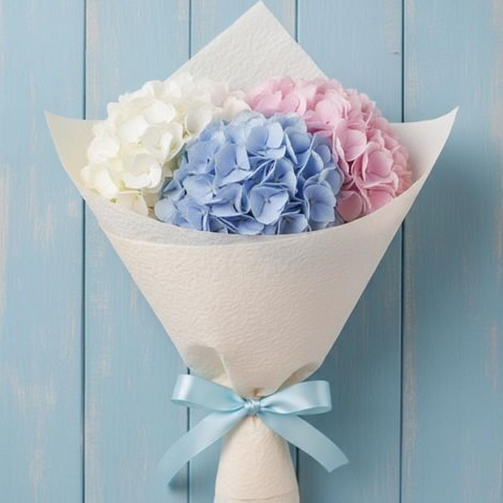 Букет цветов из: Гортензия в Берёзовском Кемеровской области