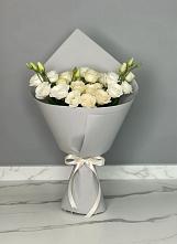 Букет цветов из:  Розы и Лизиантусы в Берёзовском Кемеровской области